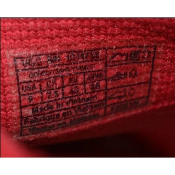 UGG Sammy Chevron Sneakers Women's 9 Red Slip On Knit Walking Shoes 1016758 - Picture 11 of 11